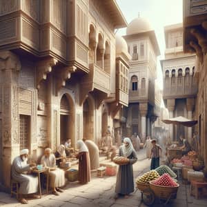 Authentic Egyptian Neighborhood Street Scene | Local Commerce & Life