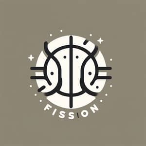 Minimalist FISSION Basketball Team Logo Design