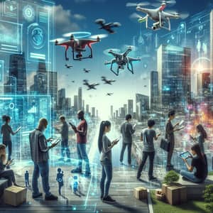 Futuristic Digital Transformation | Modern Tech Lifestyle