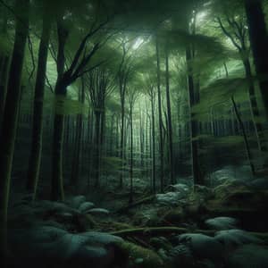 Enchanting Dark Green Forest - Explore the Lush Wilderness
