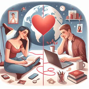 Long-Distance Relationship: Virtual Love Across Borders