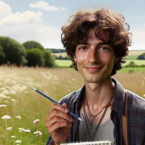 Mixed Descent Individual in Meadow Sketching Landscape