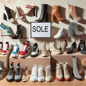 Clearance Sale: Shoes for Women, Men & Kids in Various Styles and Colors