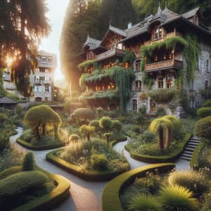 Charming Old-World Hotel Surrounded by Green Gardens