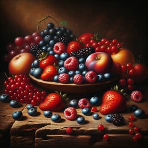 Renaissance Art & Juicy Berries Masterpiece