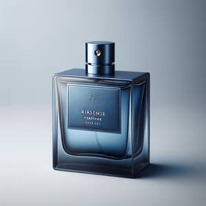 Elegant Square Blue Airsense Perfume Bottle