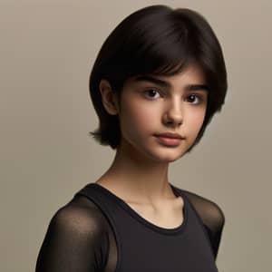 Realistic Full Body Photo of Iranian Teenage Girl
