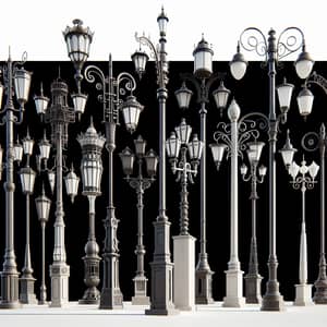 Exquisite Ornamental Lighting Poles | Diverse Designs