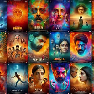 10 Bollywood Movie Posters: Vibrant Colors & Diverse Stars