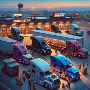 Explore the Vibrant Truck Stop Experience