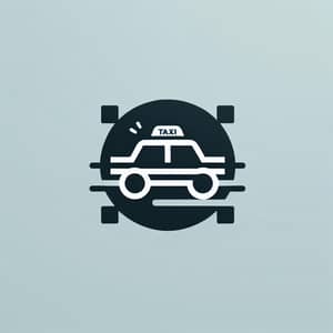 Modern Minimalist Taxi Service Logo Design