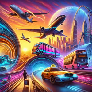 Aesthetic Fantastic World of Transportation