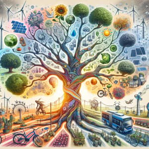 Metaphorical Tree of Change: Flourishing Eco-Friendly Community