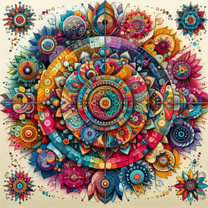 Colorful Mandala Symbolizing Wholeness - Exploring Cultural Elements
