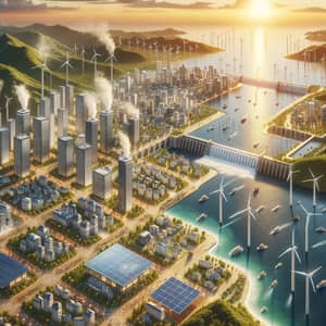 Sustainable City Powered by Renewable Energy Sources