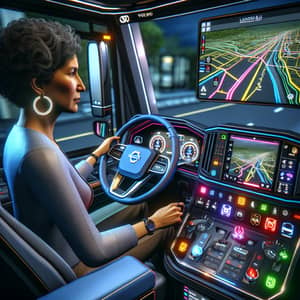 Luxury Volvo Bus Gameplay Experience | Interactive Virtual Dashboard