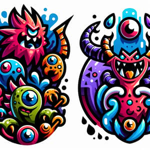 Fictional Monster-Catching Mobile Game App Logo