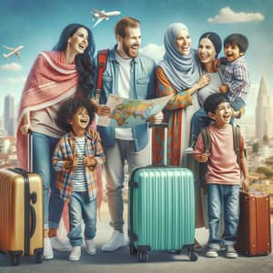 Multicultural Family Travel: South Asian, Hispanic, Middle-Eastern, Black