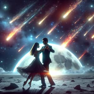 Father-Daughter Waltz on the Moon: Celestial Dance Spectacle