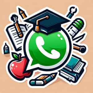 School WhatsApp Group Logo Design | Educational Theme