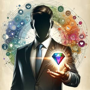 Personal Branding with Multifaceted Diamond | Unique Identity