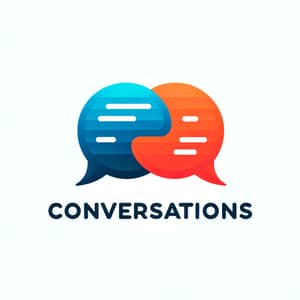 Conversations Logo Design: Modern & Dynamic