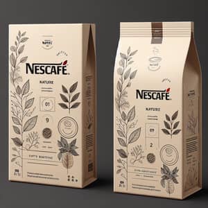 Nature-Inspired Nescafé Package Designs | Minimalistic Aesthetics