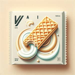 Vanilla Wafer Packaging Design | Smooth Texture & Vibrant Colors