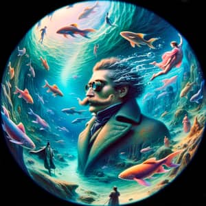 Underwater Cave Exploration Painting | Fantasy Genre Inspiration