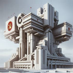Futuristic Soviet-Style Sci-Fi Architecture | Industrial Design