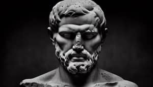 Stoic Stone Sculpture: Ancient Greek & Roman Art