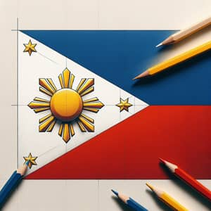 Philippine Flag Image Depiction