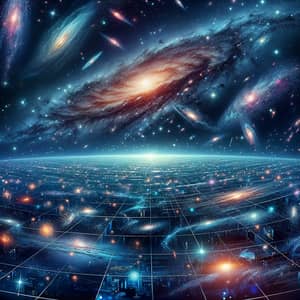 3D Space with Galaxies and Quasars - Explore the Universe