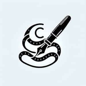 Fountain Pen Drawing Symbolizing Copyright | Website Name
