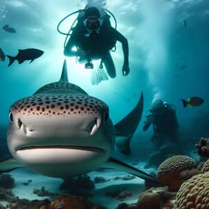 Scuba Diving with Leopard Shark - Exciting Encounter