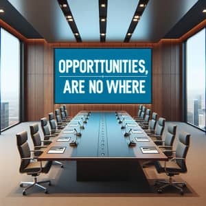 Seize Opportunities Now: Business Boardroom Presentation