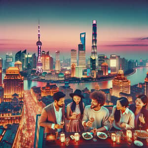 Shanghai Twilight Cityscape | Must-Visit Tourist Destination