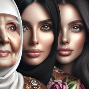 Timeless Beauty of Saudi Women: Full-Frame Portraits