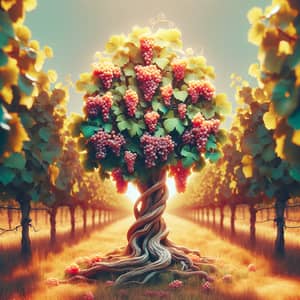 Vineyard Scene: Prosperity and Abundance | Spiritual Nourishment