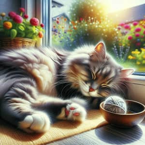 Crying Cat - Emotional Domestic Feline Image | AI Art Generator | Easy