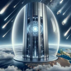 Advanced Technological Device Protecting Earth from Meteors
