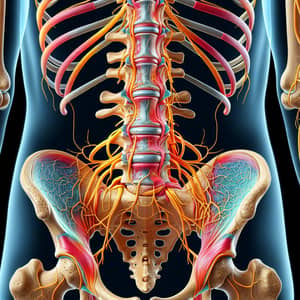 Spinal Cord Injury Medical Illustration