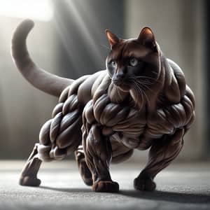 Muscular Cat: Power and Grace in Nature