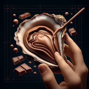 Exquisite Chocolate Oyster | Artisanal Confectionery Masterpiece