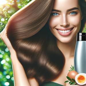Natural Egg Protein Shampoo for Healthy and Lustrous Hair