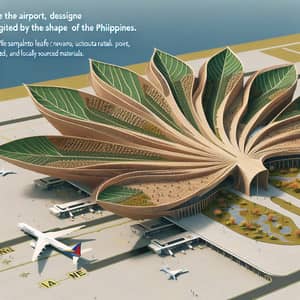 Anahaw Leaf-Inspired Airport Design | Tropical Aesthetic