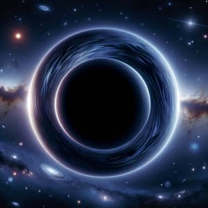 Awe-Inspiring Black Hole Image in Outer Space