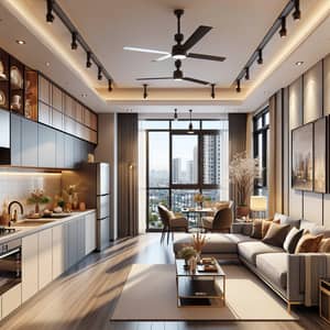 Modern 2BHK Flat in Urban City | Spacious Bedrooms & Stylish Interiors