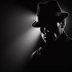 Mysterious Figure Emerges from Shadows | Noir Thriller Scene