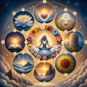 Soul's Seven Sacred Qualities: Purity, Peace, Love, Knowledge, Happiness, Power, Truth